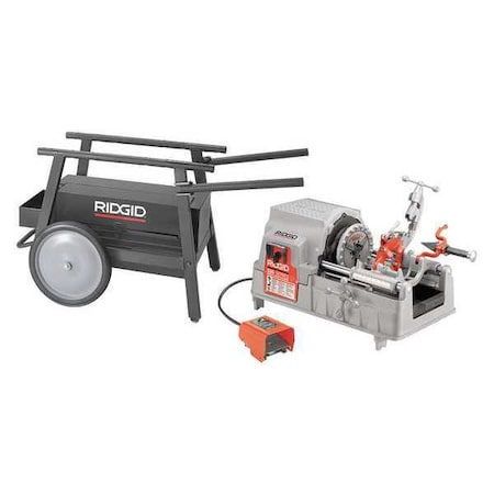 Pipe Threading and Cutting Machines, 1/8 in to 2 in, Rod: 1/4 in to 2 in Bolt: 1/4 in to 2 in MPN:93287/92467