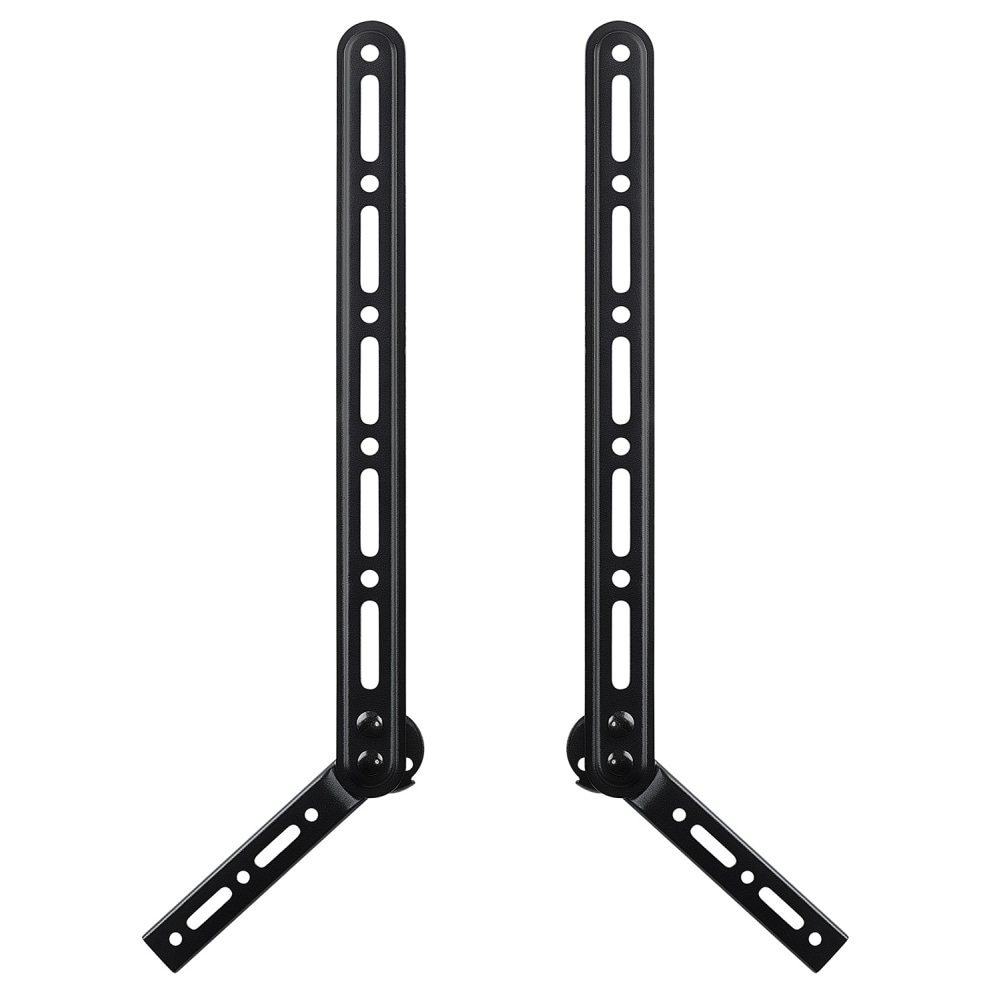 Mount-It! MI-SB41 Sound Bar Wall Mounting Bracket, 20inH x 1-7/16inW x 1/2inD, Black MPN:MI-SB41