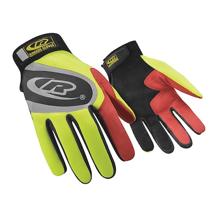 Turbo Plus Mechanics Gloves, Synthetic Leather Palm, Polyester Mesh Back, 3XL MPN:138-13