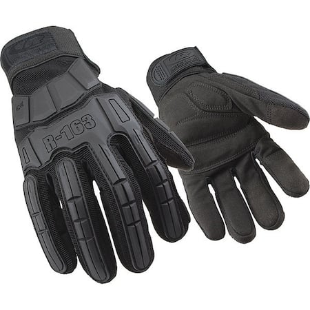 Impact Resistant Gloves, Black, 2XL, PR MPN:163