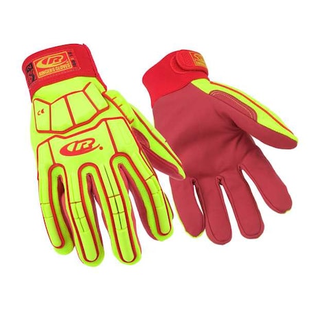 Impact Gloves, L, Synthetic Leather, PR MPN:169-10