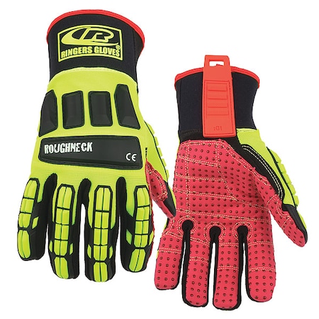 Glove, Impact Resistant, M, Hi-Vis, Pr MPN:267-09