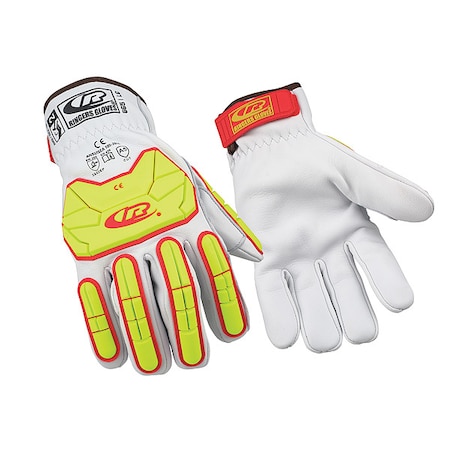 Leather Impact Gloves, Cut Level A5, Uncoated, S 1 PR MPN:665-08