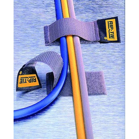 Cable Tie Strap, 4 in L, 1 in Max Bundle Dia., Black, Nylon, 90 lb Strength, 5 PK MPN:C-04-005-BK