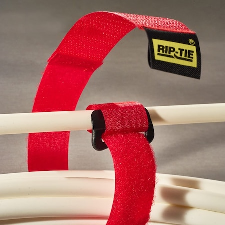 Cable Tie Strap, 21 in L, 5-1/2 in Max Bundle Dia., Red, Nylon, 90 lb Strength, 100 PK MPN:HB-21-100-RD