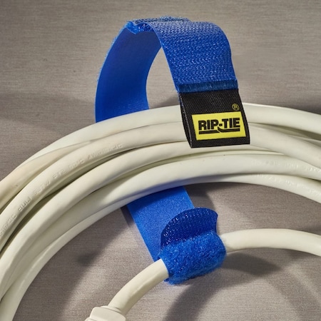 Cable Tie Strap, 6 in L, 1 in W, 1-1/2 in Max Bundle Dia., Black, Nylon Tie, 90 lb Strength, 10 PK MPN:HH-06-010-BK