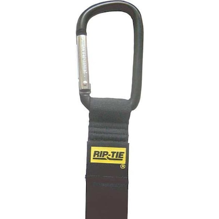 Cable Tie Strap, 6 in L, 1-1/2 in Max Bundle Dia., Black, Nylon, 90 lb Strength, 5 PK MPN:J-B6-C05-BK
