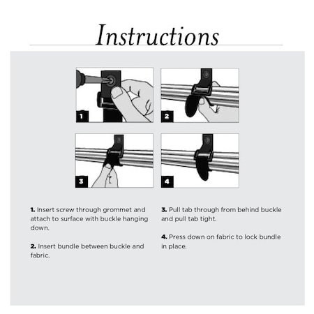 Cable Tie Strap, 7 in L, 1-1/4 in Max Bundle Dia., Black, 20 PK MPN:K-07-GET-BK
