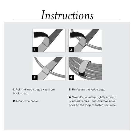 Cable Tie Strap, 5 in L, 1 in Max Bundle Dia., Rainbow, 200 PK MPN:M-05-ESLM-RW