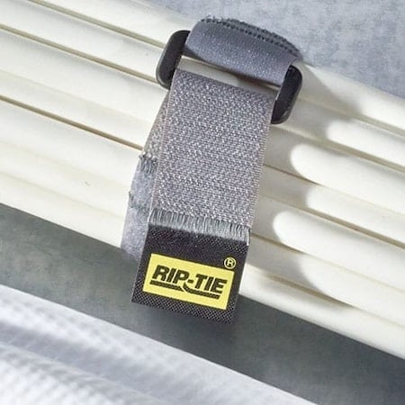 Cable Tie Strap, 18 in L, 4-1/2 in Max Bundle Dia., Gray, 10 PK MPN:N-18-010-GY