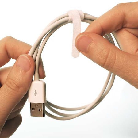 Cable Tie, 3-1/2 in L, 1/2 in Max Bundle Dia., White, Nylon, Polyethylene, 14 lb Strength, 7 PK MPN:Q-35-007-W