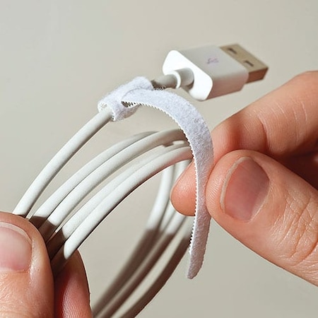Cable Tie, 5-1/2 in L, 1 in Max Bundle Dia., White, Nylon, Polyethylene, 14 lb Strength, 252 PK MPN:Q-55-252-W