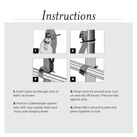 Cable Tie Strap, 21 in L, 5-1/2 in Max Bundle Dia., Black, Nylon Tie, 10 PK MPN:S-21-010-BK
