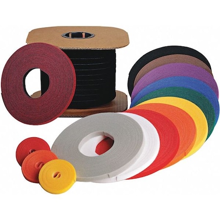 Cable Tie Roll, 75 ft L, Black, Nylon, Polyethylene, 50 lb Strength MPN:W-75-1RL-BK