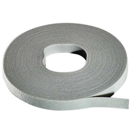 Cable Tie Roll, 75 ft L, 1 in W, Gray, Nylon, Polyethylene, 50 lb Strength MPN:W-75-HRL-GY