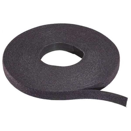 Cable Tie Roll, 75 ft L, Black, Nylon, Polyethylene, 50 lb Strength MPN:W-75-PRL-BK