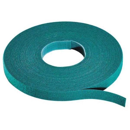 Cable Tie Roll, 75 ft L, 1/4 in W, Green, Nylon, Polyethylene, 50 lb Strength MPN:W-75-QRL-GN