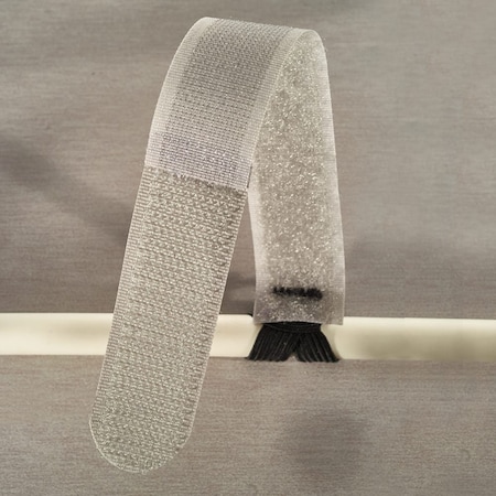 Back-to-Back Strap, No Adhesive, 7 in, 3/4 in W, Black, 20 PK MPN:M-07-EET-BK