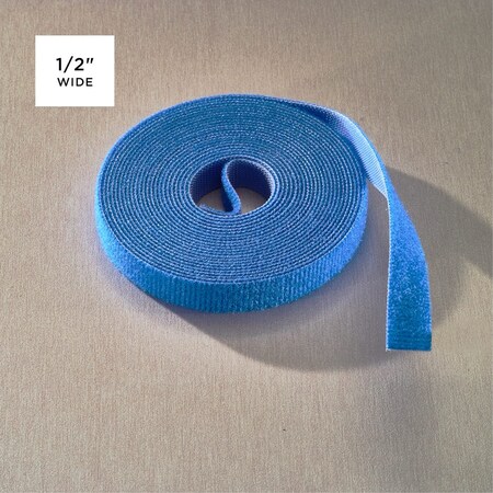 Hook and Loop Tape, 5/8 in x 15 ft., 15 ft, 5/8 in W, Yellow MPN:W-15-LRL-Y