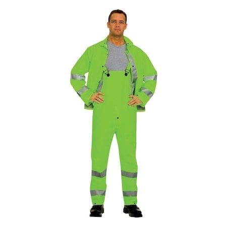 Rain Suit, 3 Piece, Color Lime MPN:HV353GS