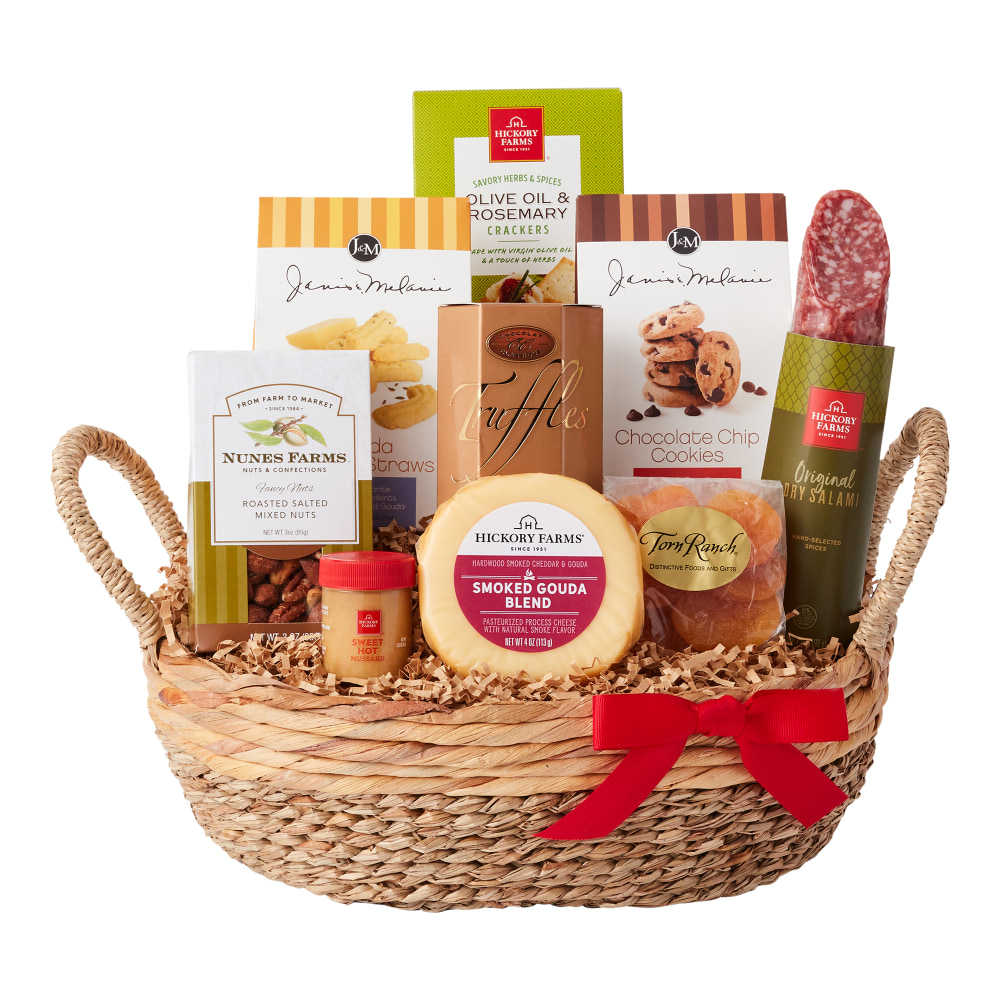 Hickory Farms - Sweet and Savory Snacks Gift Basket - 9 items MPN:26-005404