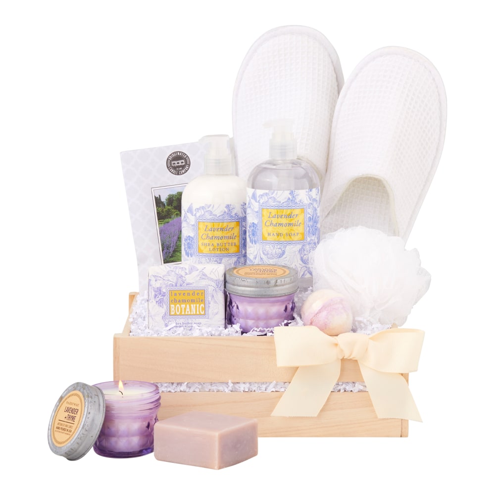 Hickory Farms - Lavender Spa Gift Basket - 8 items MPN:26-005941