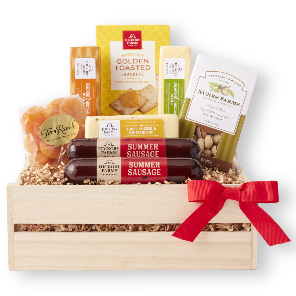 Hickory Farms - Meat and Cheese Gift Crate - 8 items MPN:26-007269