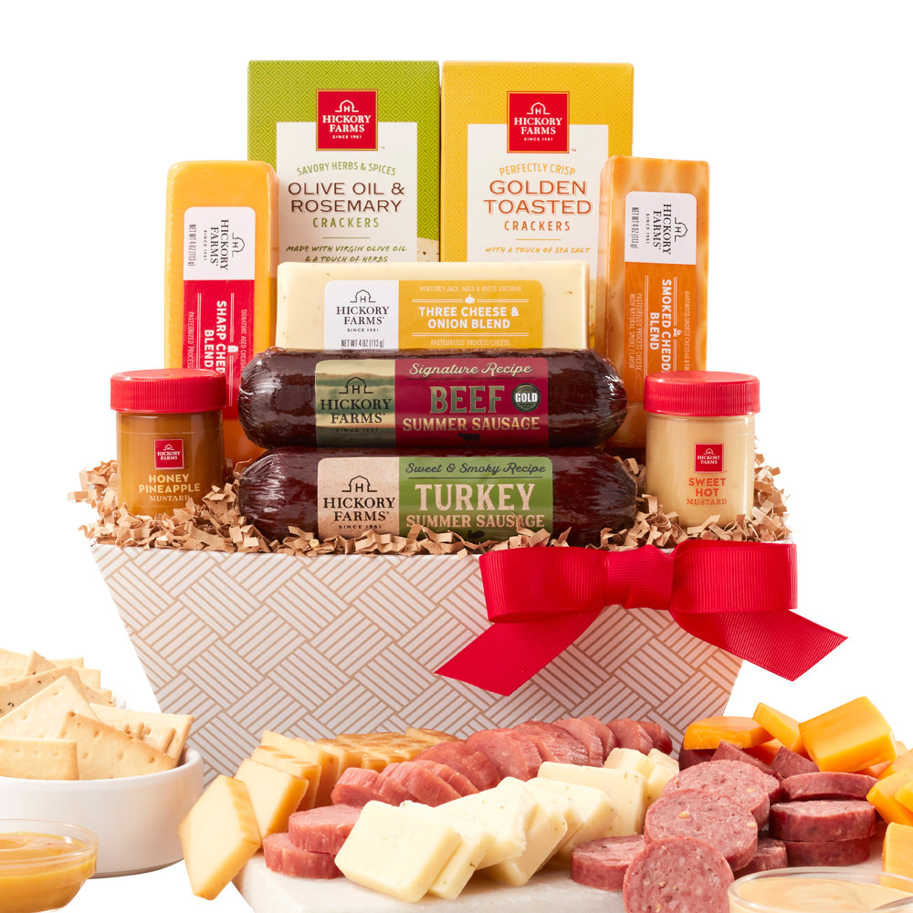 Hickory Farms - Signature Flavors Gift Basket - 9 items MPN:26-010875