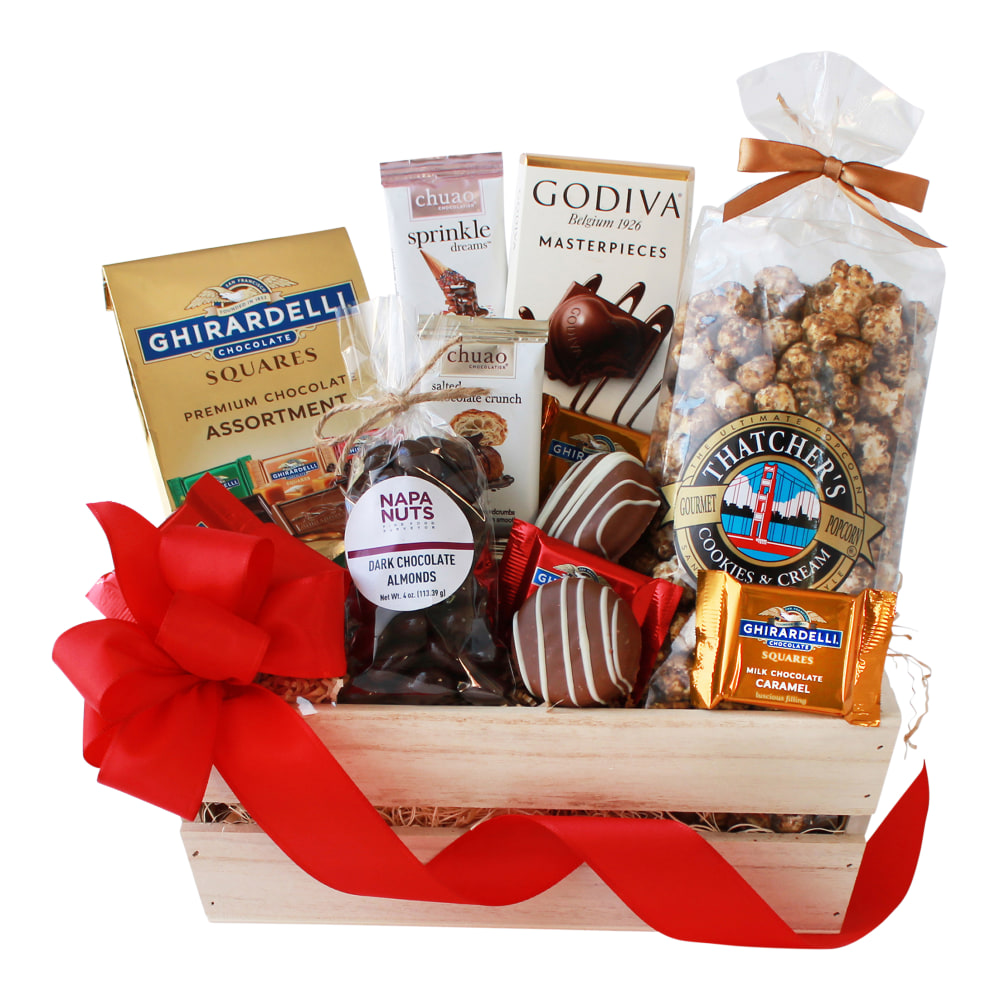 Napa Sonoma Chocolate Dreams Gift Crate - 7 items MPN:26-407