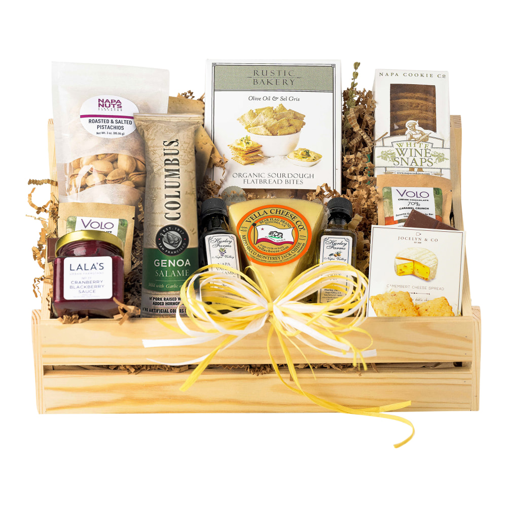 Napa Sonoma Artisan Meat and Cheese Selection Gift Crate - 10 items MPN:26-922