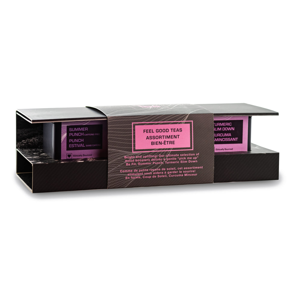Tea Squared Feel Good Tea Gift Set, Multicolor, Set Of 12 Tea Flavors MPN:TS-167-CS