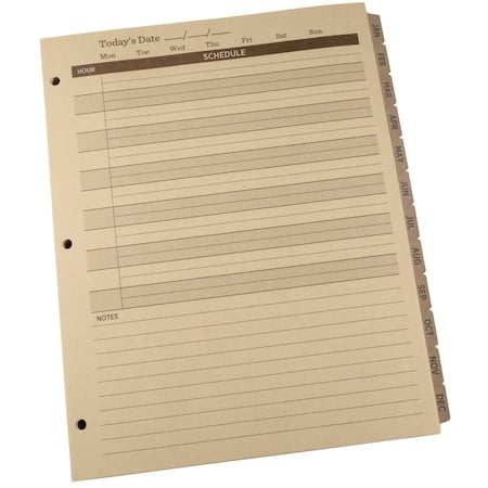 Daily Calendar Set, 8.5 in x 11 in MPN:9260D-MX
