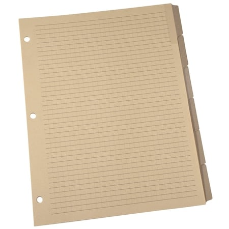 Generic Planner Tab Set, 8.5 in x 11 in MPN:9271-MX