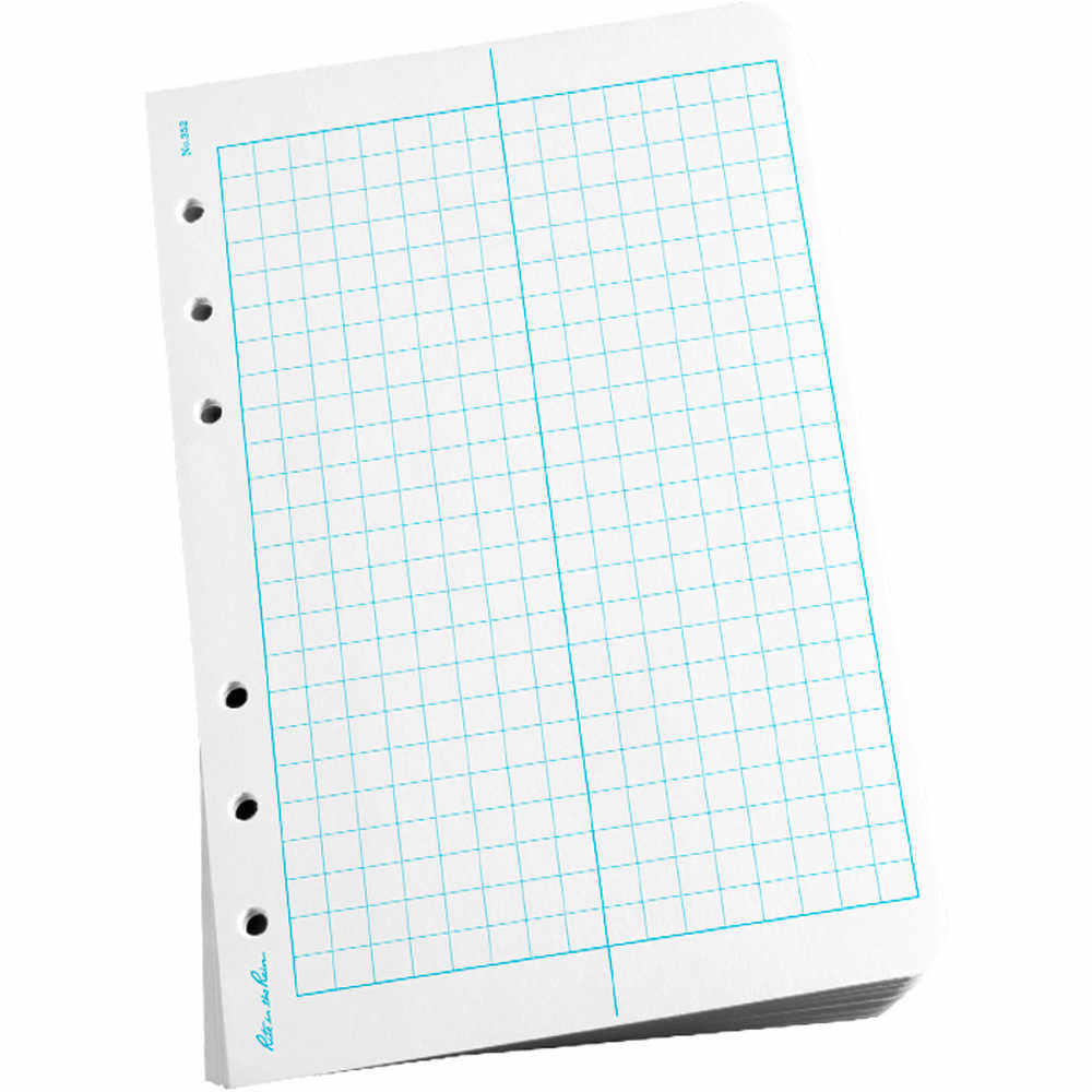 Rite in the Rain All-Weather Loose-Leaf Copy Paper, 5 Reams, Field Grid, 4 5/8in x 7in, 500 Sheets Per Case, 0.54 Lb, 85 Brightness MPN:352