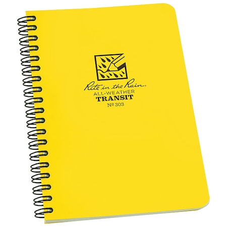 All Weather Notebook, Transit, 4-5/8x7 in. MPN:303