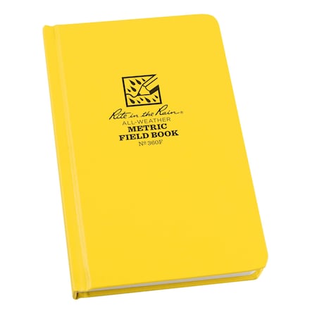 Hard Cover Notebook, 4.75 in x 7.5 in MPN:360F