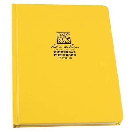Book, 80 Sheets, Fabrikoid Yellow Cover MPN:370F-LG