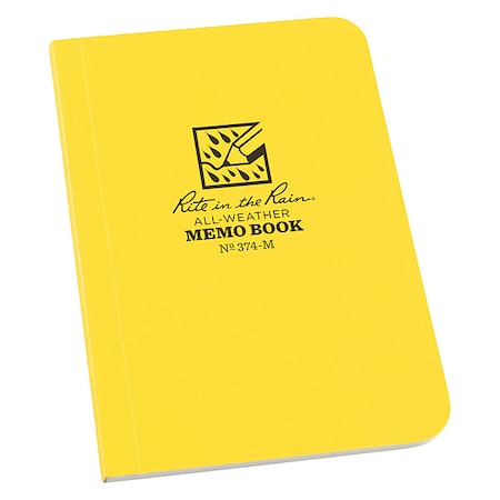 All Weather Pocket Memo Book, 3-1/2x5 in. MPN:374-M