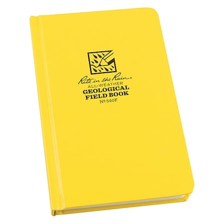 Field Book, Geological, 4-3/4 x 7-1/2In. MPN:540F