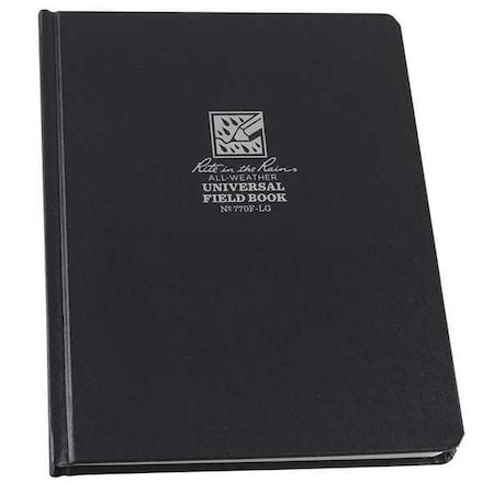 Book, Universal, 80 Sheets, Black Cover MPN:770F-LG