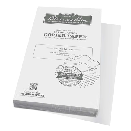 Copier Paper, 8.5 in x 14in, 20#, White, 2 MPN:8514