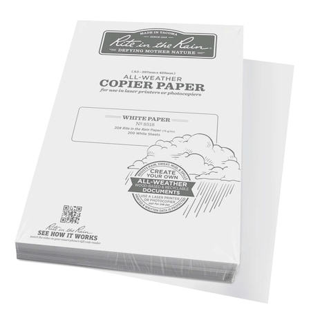 Copier Paper, A3, 29.7cm x 42cm, 20 lb White MPN:8518