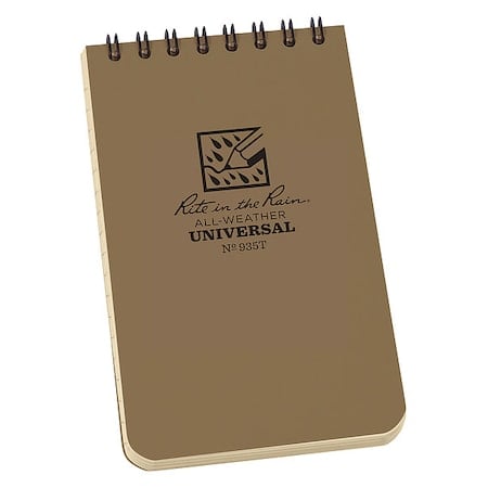 All Weather Memo Book, Universal, 3 x 5In. MPN:935T