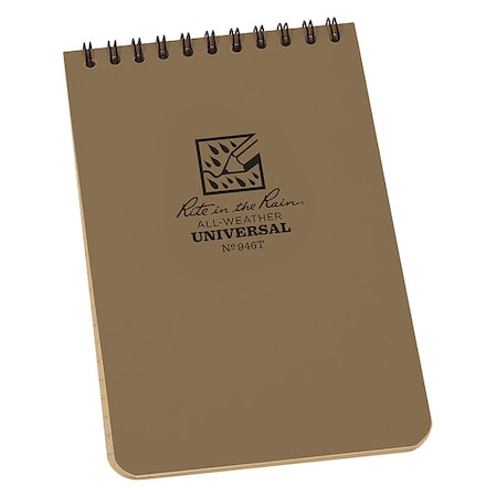 All Weather Memo Book, Universal, 4 x 6In. MPN:946T