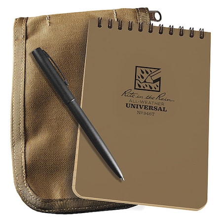 Notebook Kit, 4in x 6in Sheet, Tan Cover MPN:946T-KIT