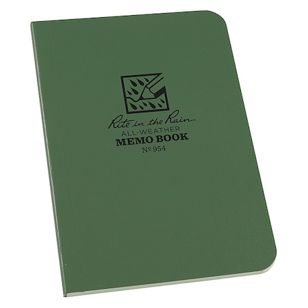 All Weather Memo Book, Univ, 3-1/2 x 5 in. MPN:954