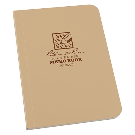 All Weather Memo Book, Univ, 3-1/2 x 5 in. MPN:954T