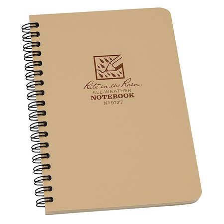 Spiral Notebook, Universal, 4-5/8 x 7 in MPN:973T