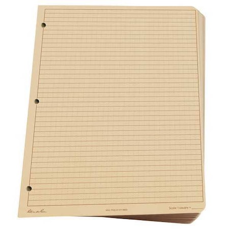 Loose Leaf Paper, All Weather, Brown, PK100 MPN:982T-MX