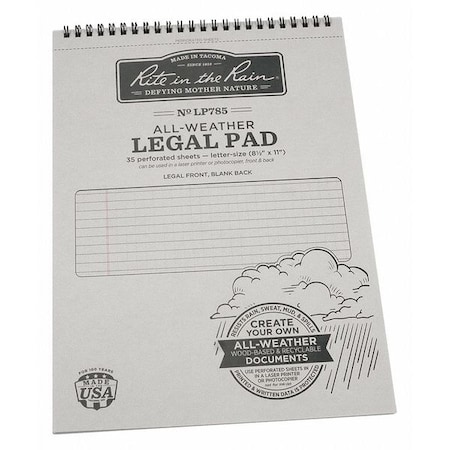 Legal Pad, 8-1/2 x 11